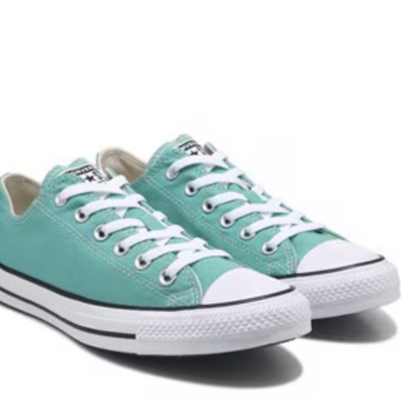 💚 Converse Chuck Taylor All Star Low Top • Sea Green • 8 ✨ - Picture 1 of 7